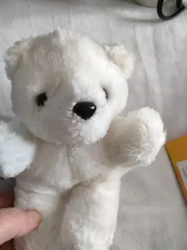 Peluche ours blanc