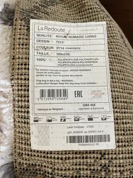 tapis la redoute