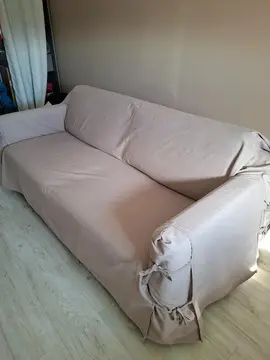 donne canapé 3 places convertible avec housse taupe – Quelques marques de chats