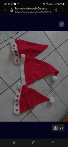 bonnets noel