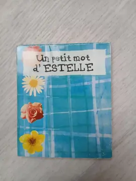 petit carnet Estelle
