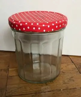 15 pots à confiture vides
