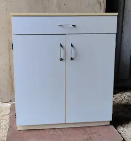 Meuble en mélaminé, salle de bain #2