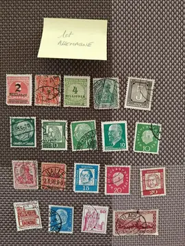 Timbres oblitérés Allemagne