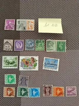 Timbres étrangers oblitérés
