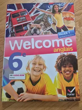 welcome anglais 6eme livre et cd