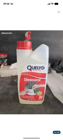 dissoucol (enlever le papier peint)