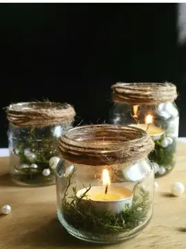25 pots vides pour photophore maison