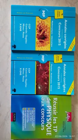 Annales concours grandes écoles