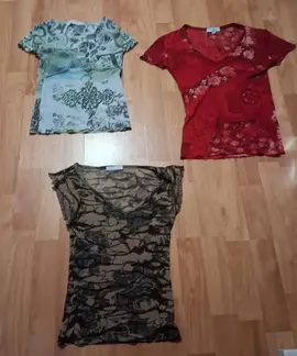 lot de tee-shirts à manches courtes