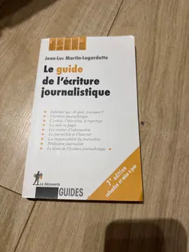 livre sur le journalime