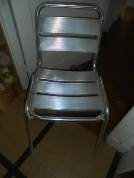 chaise inox