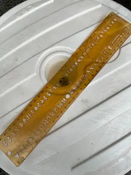 Règle plastique