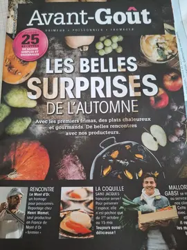 magazine de recettes automne avant gout