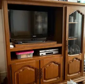 meuble télé, canapé d’angle 5 places