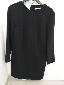 Robe noire manches longues Mango XS