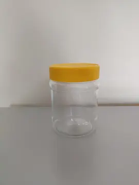 Petit pot plastique cristal