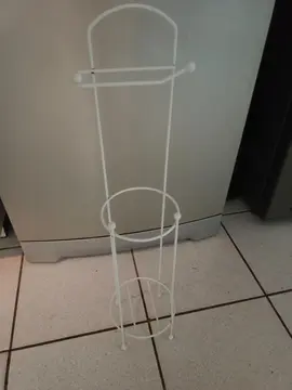 support papier toilette blanc