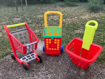 lot de 3 charriots pour enfants