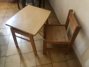 table bois enfant