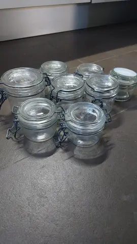 8 pots en verre le Parfait