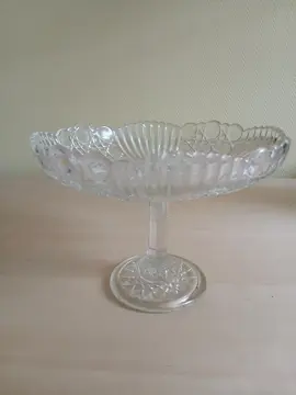 coupe fruits verre ciselé