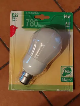 RÉSERVÉ - Ampoule 14W - 780 lumen - Auchan