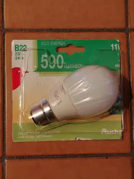 RÉSERVÉ - Ampoule 11 W - 590 lumen - Leclerc