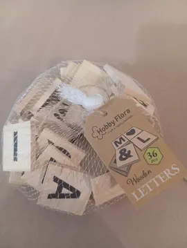 Sachet de 36 tuiles en bois