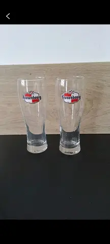 2 verres à bière