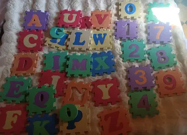 tapis puzzle éducatif