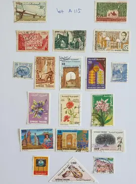 Lot A115 Timbres de Tunisie