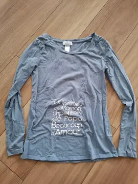 tee-shirt grossesse manche longue 34/36