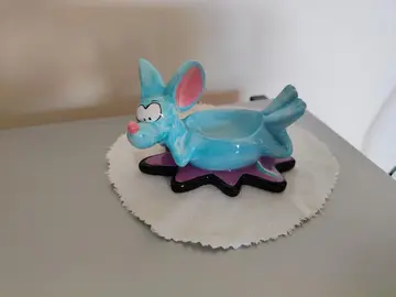 RÉSERVÉ Ange - Coquetier neuf "souris bleue" - Lot 2