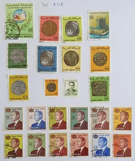 Lot A118 Timbres Maroc