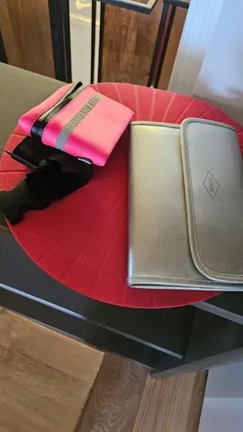 lot pochette ceinture, pochette à bijoux, set rond