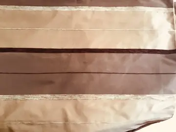 paire de double rideaux avec ruflette