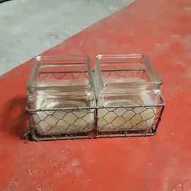 Cache pot en verre
