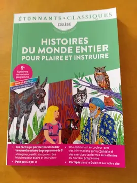Histoires du monde entier - niveau 5e collège