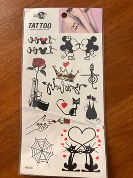 Tatoo éphémères