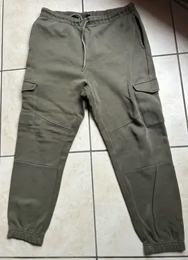 pantalon cargo kaki taille S
