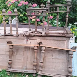 Pieds de tables en bois style Henri II