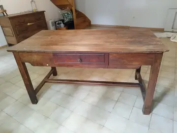 table d'époque en bois