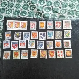 donne timbres ecusson 1lot 1envoie
