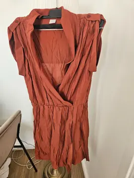 robe brique camaieu