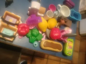 lot accessoires poupées dînette