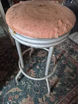 tabouret des années 60 70