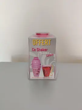 Mini-Shaker en plastique rouge neuf