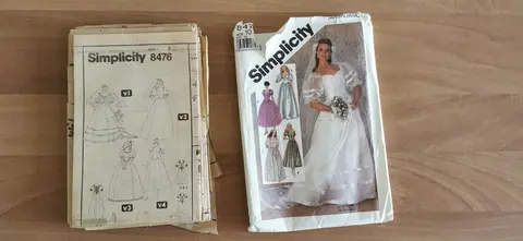 Patron de robe de mariée