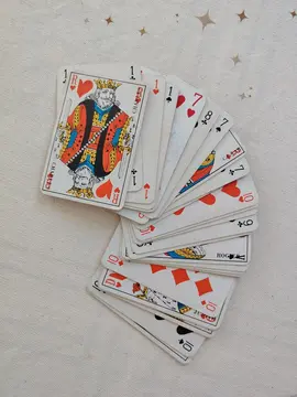 Jeu de cartes incomplet